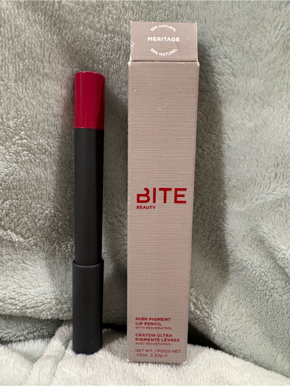 NEW Bite Beauty Meritage High Pigment Lip Pencil, Full Size